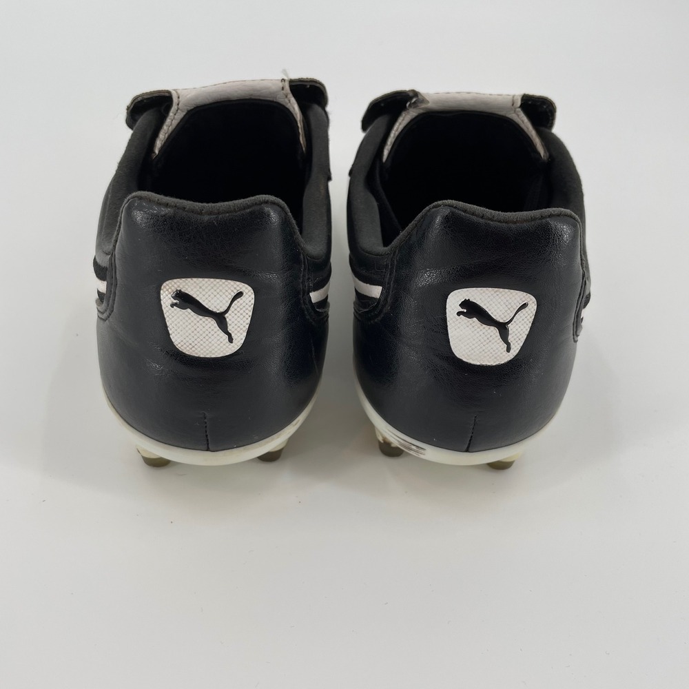 Puma King Top FG Leather Soccer Cleats Black Mens 6 Womens 7.5 Flawed - Picture 5 of 9